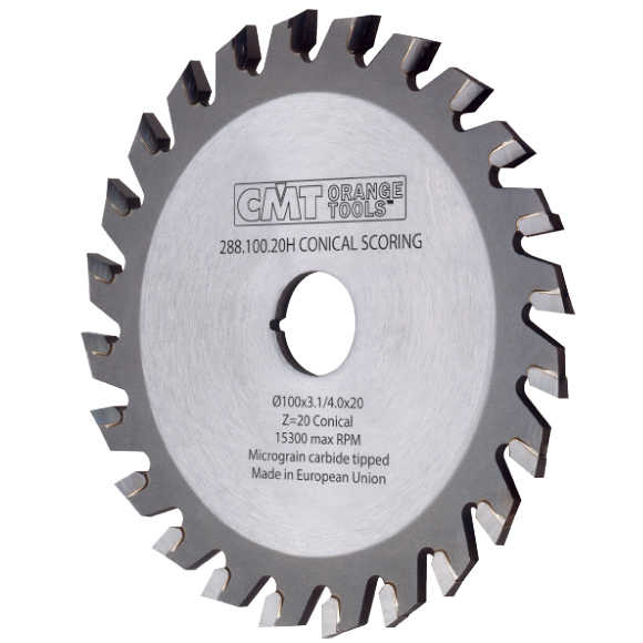 CMT Předřezový kotouč kónický pro CNC stroje - D120x3.4-4.2 d20 Z24 HW C28812024H1