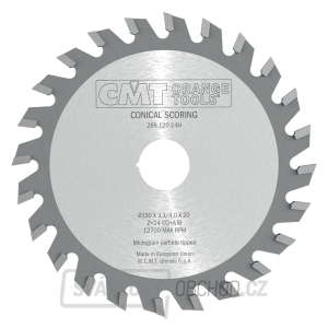 CMT Předřezový kotouč kónický pro CNC stroje - D200x4,3-5,5 d65 Z36 HW CMT Předřezový kotouč kónický pro CNC stroje - D200x4,3-5,5 d65 Z36 HW gallery main image