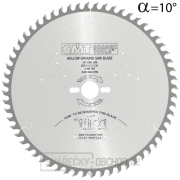 CMT Industrial C287 Pilový kotouč na lamino bez předřezu - D303x3,2 d30 Z60 HW -6°Neg Náhled