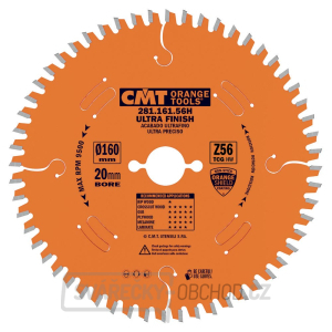 CMT Orange XTreme Pilový kotouč na lamino a DTD - D260x2,5 d30 Z64 HW CMT Orange XTreme Pilový kotouč na lamino a DTD - D260x2,5 d30 Z64 HW gallery main image