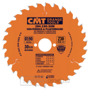 CMT Orange Pilový kotouč na neželezné kovy a plasty - D190x2,6 d30 Z30 HW CMT Orange Pilový kotouč na neželezné kovy a plasty - D190x2,6 d30 Z30 HW gallery main image