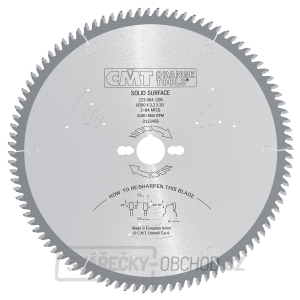 CMT Pilový kotouč pro Corian a silnostěnné plasty - D160x2,2 d20 Z48 HW CMT Pilový kotouč pro Corian a silnostěnné plasty - D160x2,2 d20 Z48 HW gallery main image