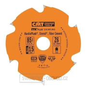 CMT ITK Diamantový pilový kotouč na cementotřískové desky - D85x1,8 d15 Z6 CMT ITK Diamantový pilový kotouč na cementotřískové desky - D85x1,8 d15 Z6 gallery main image
