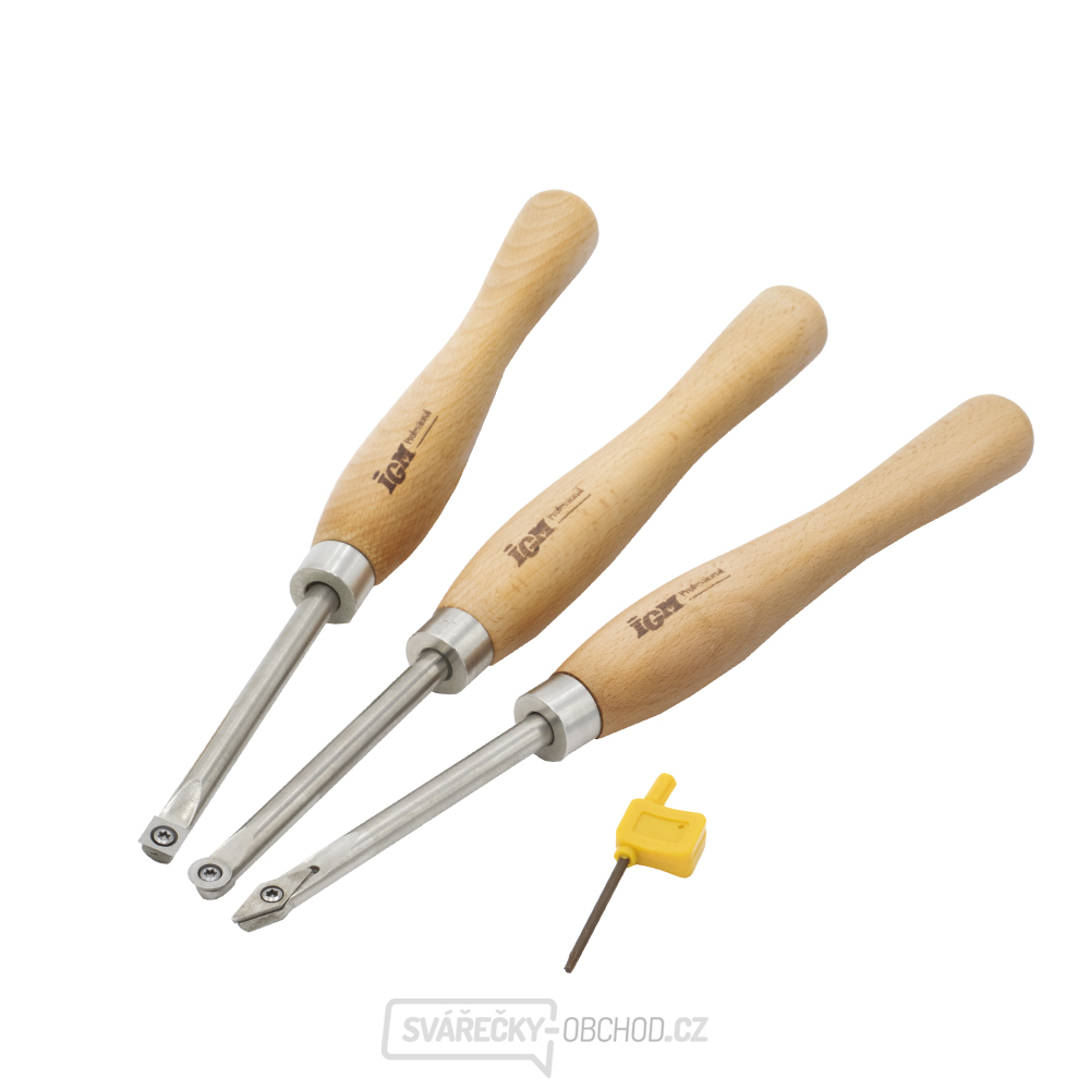 IGM Sada soustružnických dlát s výměnnými břity 3ks