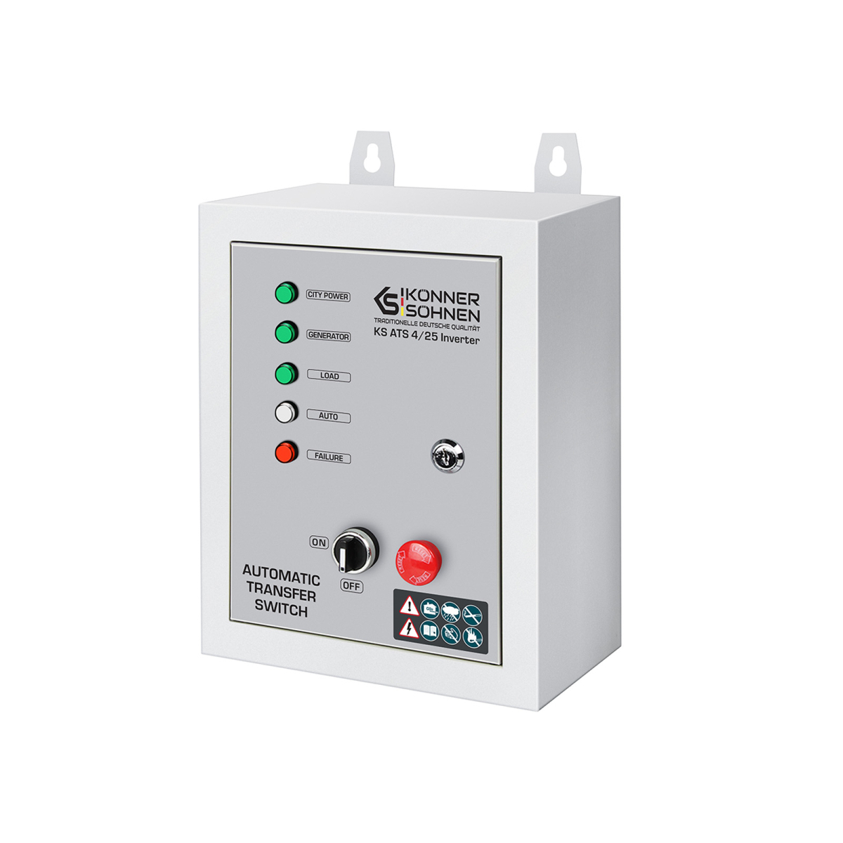 Levně ATS přepínač Könner & Söhnen KS ATS 4/25 Inverter (pro KS 5500iES ATSR) 4260405365678