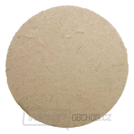 Leštící kotouč 125x6mm filcový, suchý zip