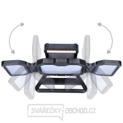 Solight LED reflektor 30W, přenosný, nabíjecí, 3000lm, oranžovo-černý náhled