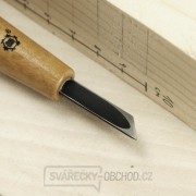 Japonské řezbářské mini-dláto MIKISYO Power Grip se šikmou čepelí - 6 mm náhled