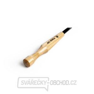 Japonské řezbářské mini-dláto MIKISYO Power Grip se šikmou čepelí - 7,5 mm Japonské řezbářské mini-dláto MIKISYO Power Grip se šikmou čepelí - 7,5 mm gallery main image