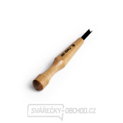 Japonské řezbářské mini-dláto MIKISYO Power Grip s V čepelí - 4,5 mm Japonské řezbářské mini-dláto MIKISYO Power Grip s V čepelí - 4,5 mm gallery main image