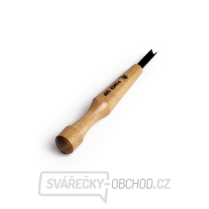 Japonské řezbářské mini-dláto MIKISYO Power Grip s V čepelí - 4,5 mm Japonské řezbářské mini-dláto MIKISYO Power Grip s V čepelí - 4,5 mm gallery main image