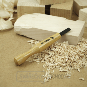 Japonské řezbářské mini-dláto MIKISYO Power Grip s mělkou U čepelí - 9 mm Japonské řezbářské mini-dláto MIKISYO Power Grip s mělkou U čepelí - 9 mm gallery main image