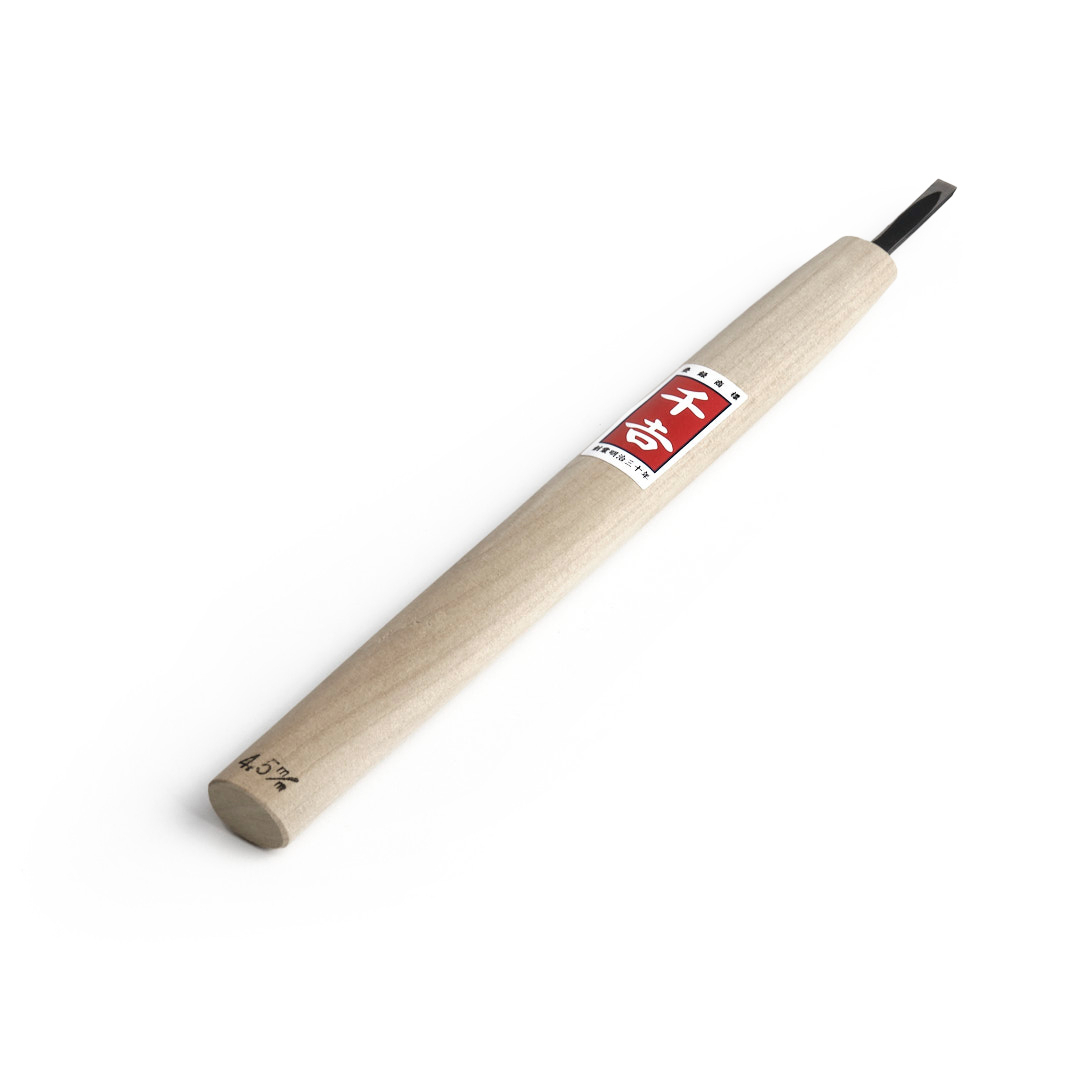 Japonské řezbářské mini-dláto SENKICHI s plochou čepelí - 4,5 mm 5229