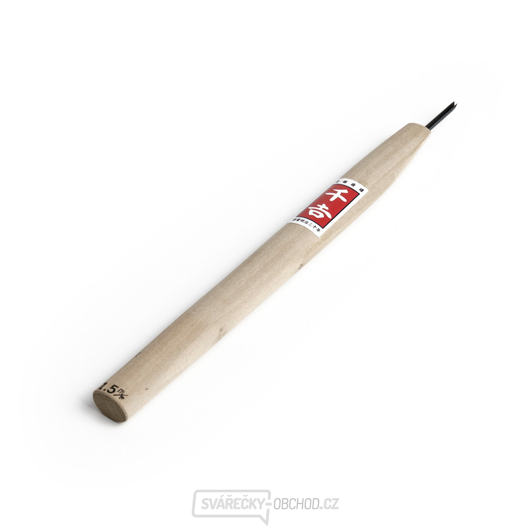 Japonské řezbářské mini-dláto SENKICHI s V čepelí - 1,5 mm