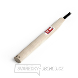 Japonské řezbářské mini-dláto SENKICHI s V čepelí - 6 mm Japonské řezbářské mini-dláto SENKICHI s V čepelí - 6 mm gallery main image