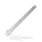 Nerezové pravítko SHINWA s dorazem - 300 mm Nerezové pravítko SHINWA s dorazem - 300 mm gallery main image