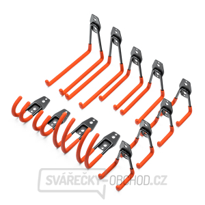 Ocelové háky na zeď CRAFTMAKER s pogumovaným povrchem - sada 12 ks Ocelové háky na zeď CRAFTMAKER s pogumovaným povrchem - sada 12 ks gallery main image