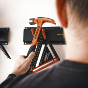 Ocelové háky na zeď CRAFTMAKER s pogumovaným povrchem - sada 6 ks náhled
