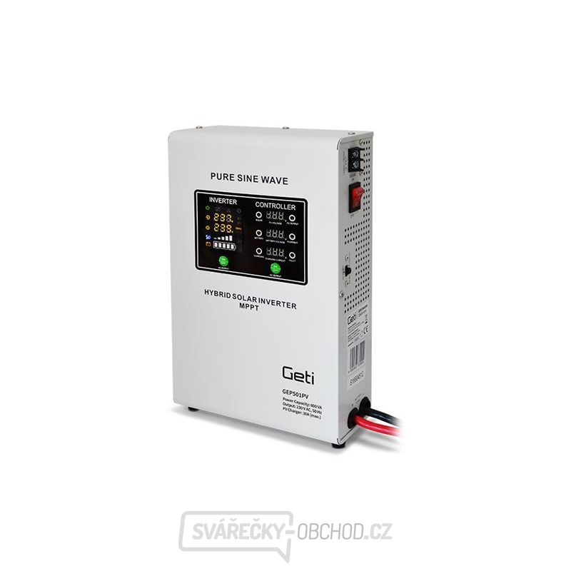 Zdroj záložní GETI GEP501PV sinus 500W nástěnný
