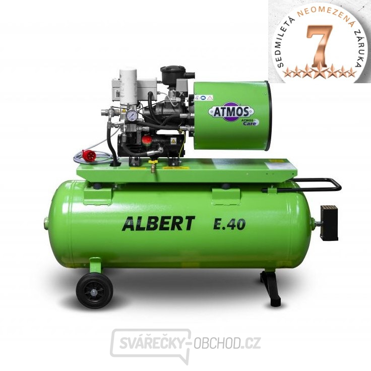 Šroubový kompresor Atmos ALBERT E.39 + Vzdušník