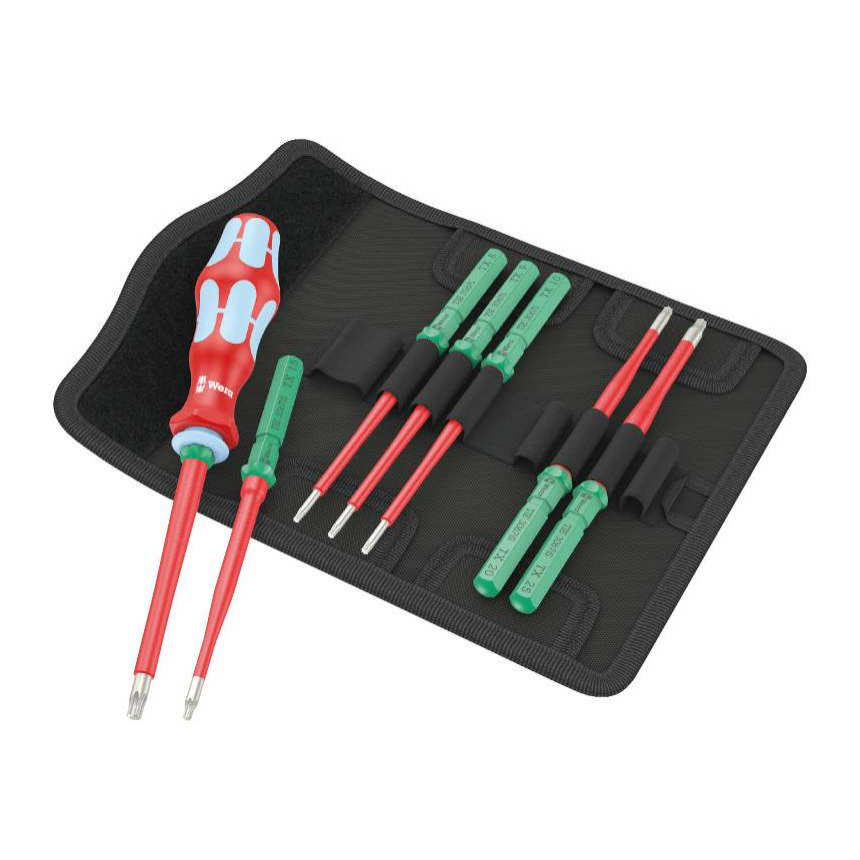 Wera 006630 Výměnné šroubovací čepele Kraftform Kompakt VDE Stainless 8 extra slim 1 TIE (Sada 8 dílů) 05006630001 Wera