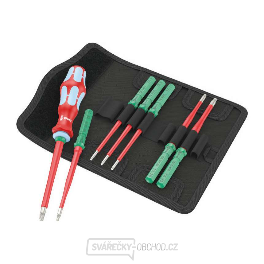 Wera 006630 Výměnné šroubovací čepele Kraftform Kompakt VDE Stainless 8 extra slim 1 TIE (Sada 8 dílů)