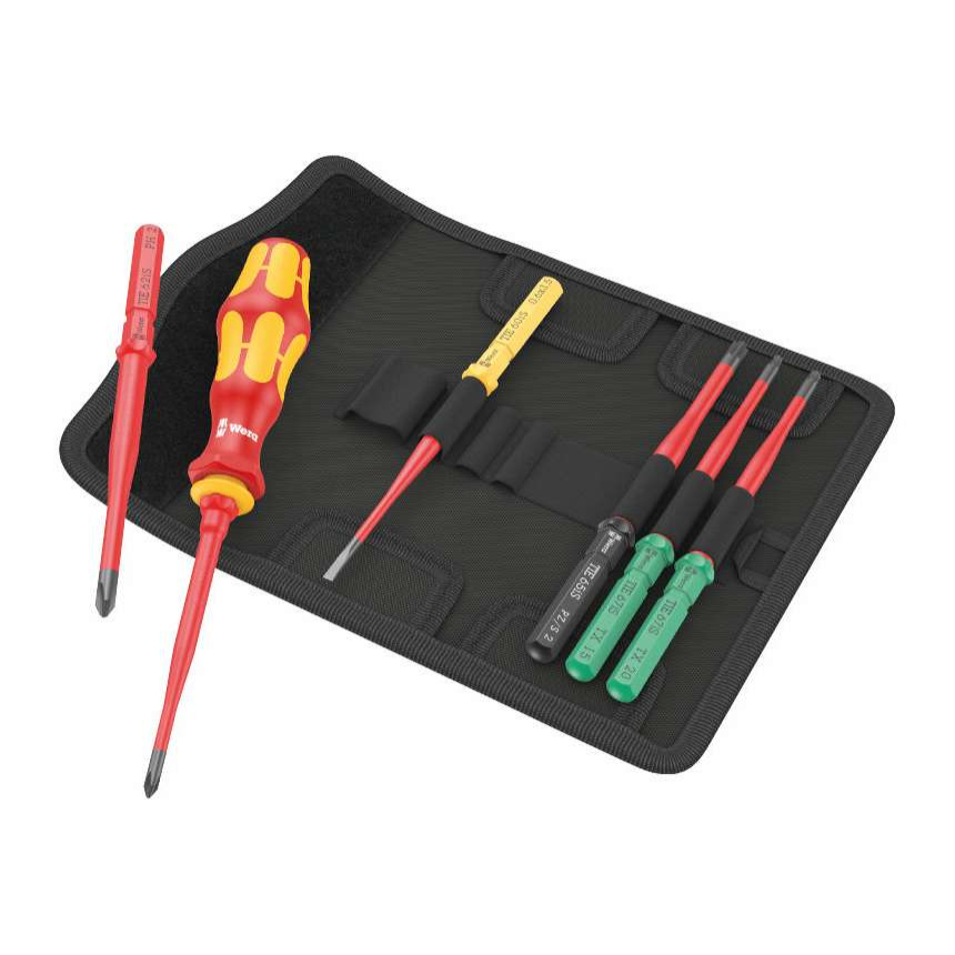 Wera 006603 Výměnné šroubovací čepele Kraftform Kompakt VDE 7 extra slim 1 TIE (Sada 7 dílů) 05006603001 Wera