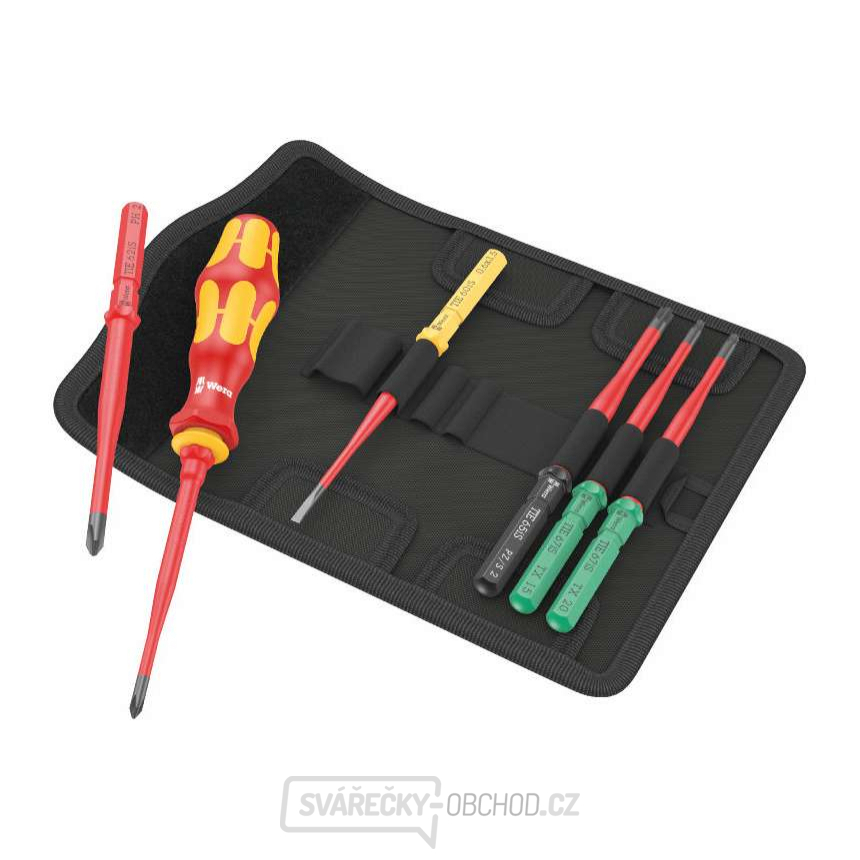 Wera 006603 Výměnné šroubovací čepele Kraftform Kompakt VDE 7 extra slim 1 TIE (Sada 7 dílů)