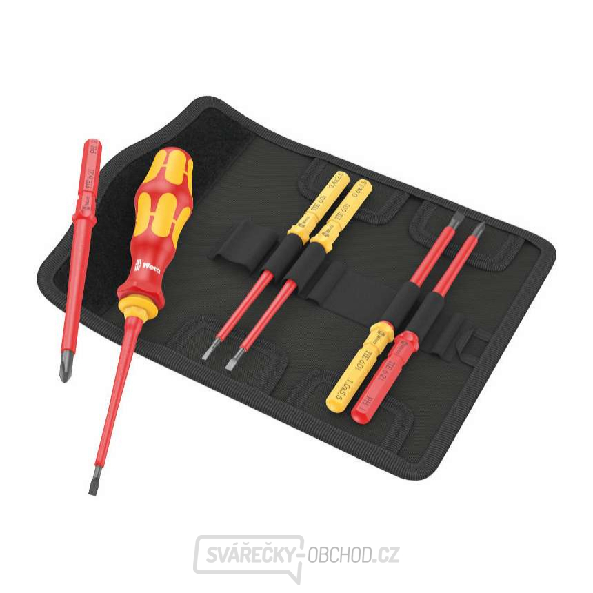 Wera 006600 Výměnné šroubovací čepele Kraftform Kompakt VDE 7 Universal 1 TIE (Sada 7 dílů)