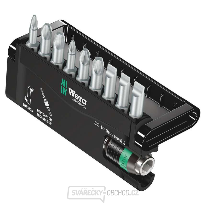 Wera 056375 Houževnaté bity Bit-Check 10 Universal 3 (Sada 10 dílů)