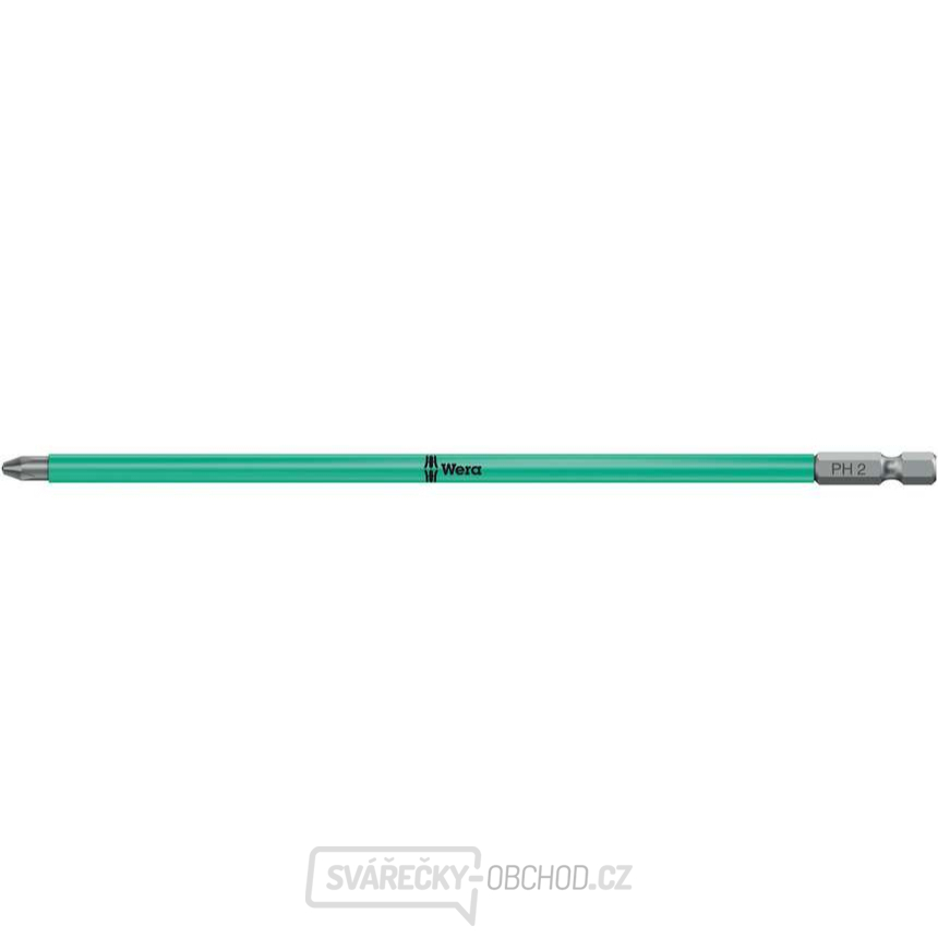 Wera 203914 Šroubovací bit 1/4" Hex PH 2 x 200 mm, typ 853/4 ACR® SL s pouzdrem, magnetizovaný