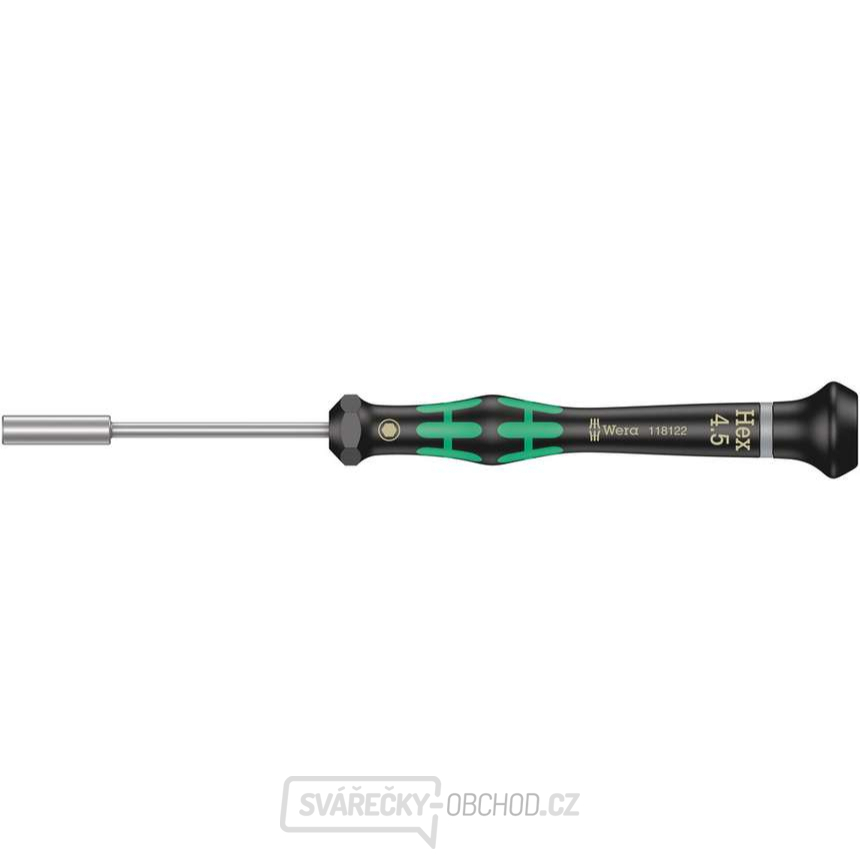 Wera 118122 Maticový nástrčný šroubovák šestihran 4,5 mm typ 2069 Micro pro elektronické aplikace Wera 118122 Maticový nástrčný šroubovák šestihran 4,5 mm typ 2069 Micro pro elektronické aplikace gallery main image