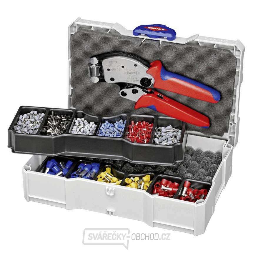 Lisovací sortiment s kleštěmi Knipex 97 90 13