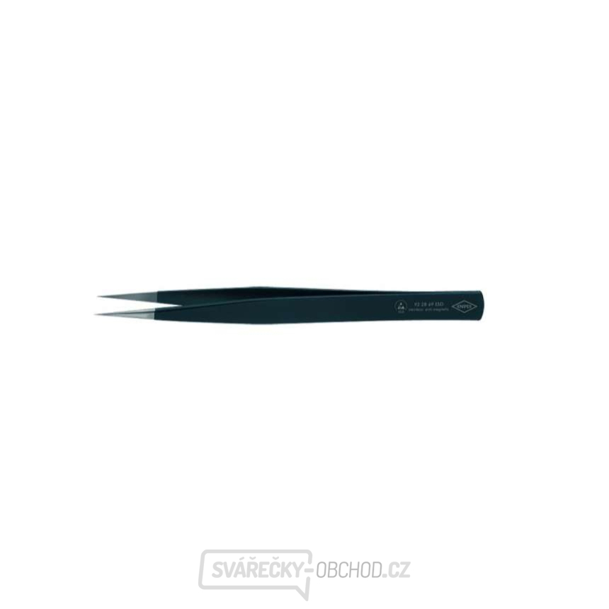 Pinzeta přesná ESD, 120 mm Knipex 92 08 78 ESD