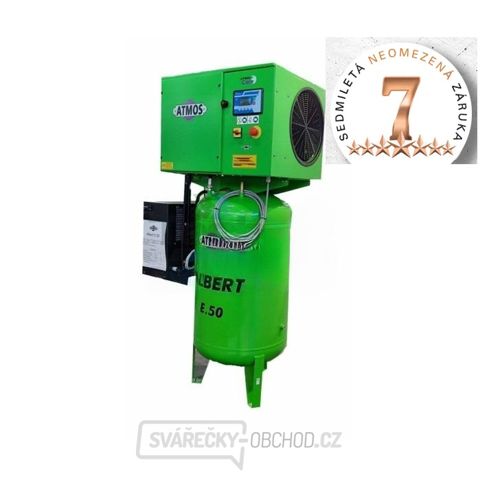 Šroubový kompresor Atmos Albert E.50k Vertical + Vzdušník