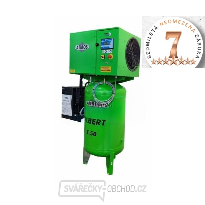 Šroubový kompresor Atmos Albert E.50K Vertical + Vzdušník + Sušička