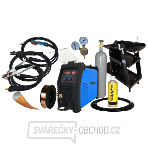 Sherman Digimig 200 HIT + Hořák + Kabely+ Drát + Vozík + Ventil + Sprej + plná Lahev CO2 Sherman Digimig 200 HIT + Hořák + Kabely+ Drát + Vozík + Ventil + Sprej + plná Lahev CO2 gallery main image