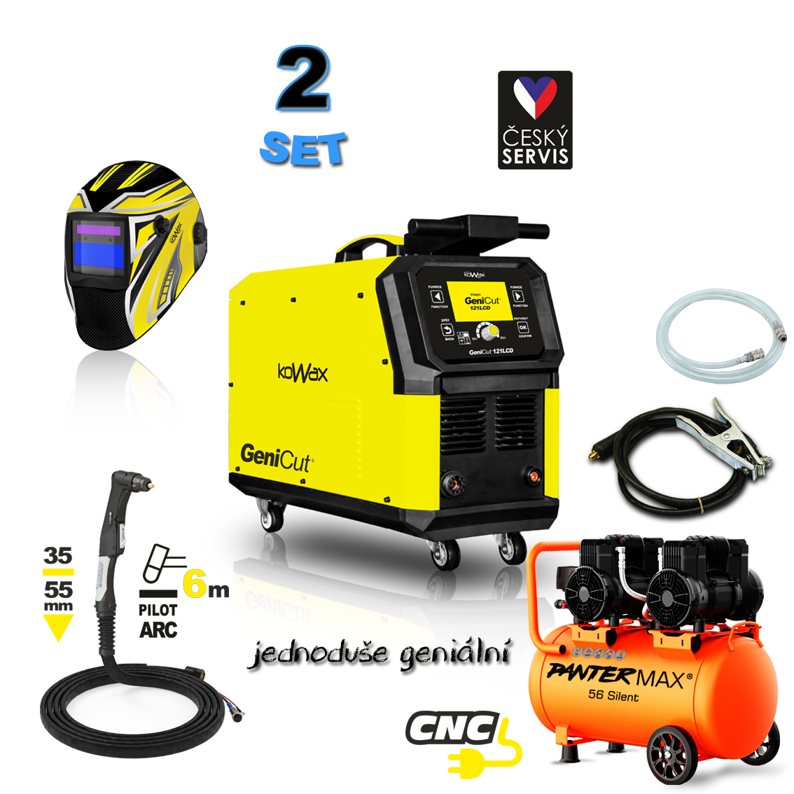 Levně KOWAX GeniCut 121LCD SET2 plazma KWXSTGC121LCD_S02