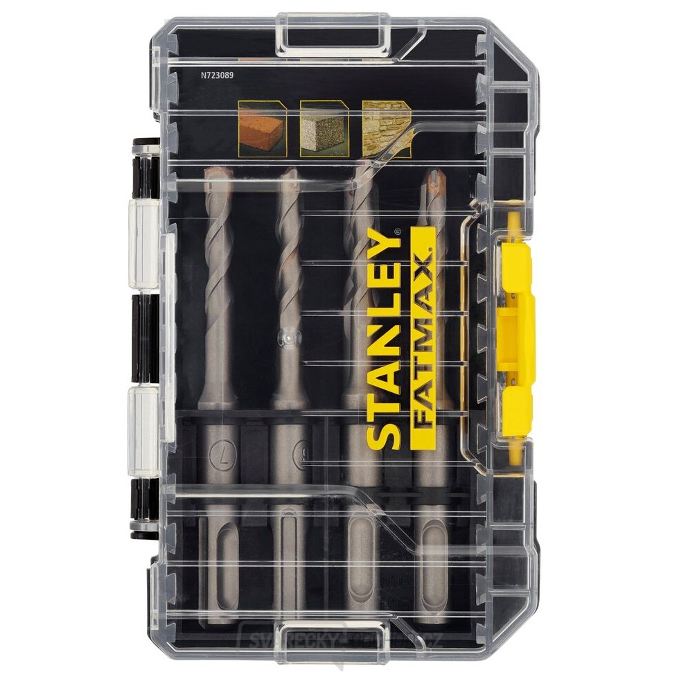8ks sada vrtáků SDS+ 5-10mm Stanley FATMAX 