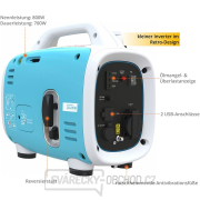 INVERTOROVÝ GENERÁTOR ISG 800-1 náhled