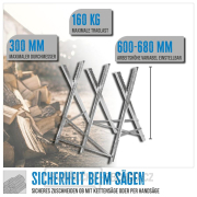 Koza na dřevo GSB 600-680 Koza na dřevo GSB 600-680 náhled