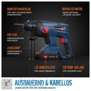 Akumulátorové vrtací kladivo BH 18-0 BL náhled