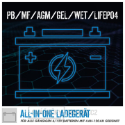 Automatická nabíječka baterií GAB 12V/6V-4A náhled