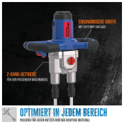 Míchač stavebních směsí GRW 1811.1 TWIN Míchač stavebních směsí GRW 1811.1 TWIN náhled