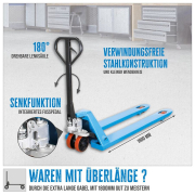 Paletový vozík GHW 2500-180 PU náhled