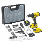 Aku vrtačka se sadou 100ks příslušenství V20 18V 2x2,0Ah Stanley FatMax SFMCD700D2A Aku vrtačka se sadou 100ks příslušenství V20 18V 2x2,0Ah Stanley FatMax SFMCD700D2A gallery main image
