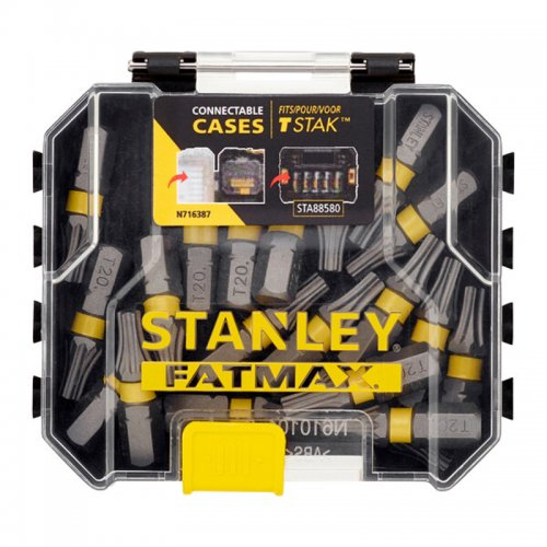 20dílná sada 25 mm bitů pro rázové utahováky T20 Stanley STA88570 STA88570