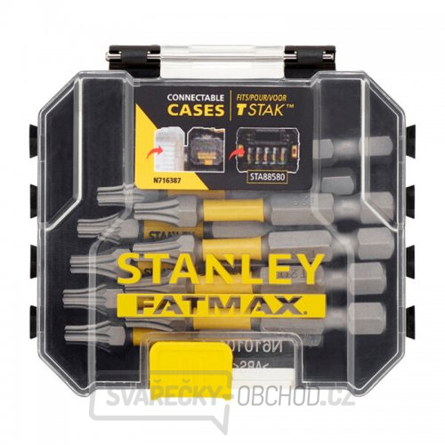 10dílná sada 50 mm bitů pro rázové utahováky T20 Stanley STA88574