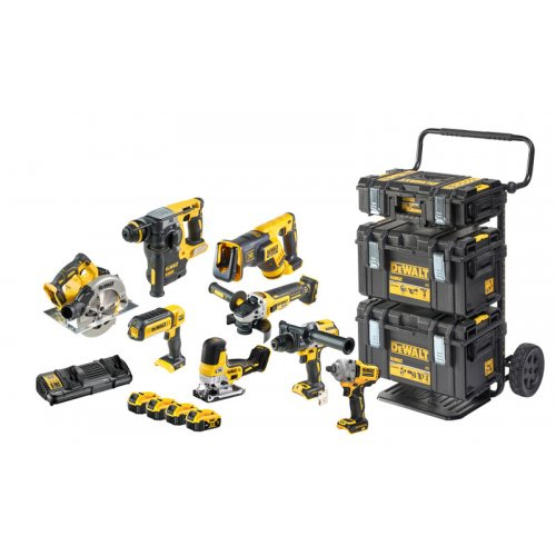 Levně Aku bezuhlíková kombo sada nářadí 18V 4x5,0 Ah XR DeWALT DCK856P4 DCK856P4