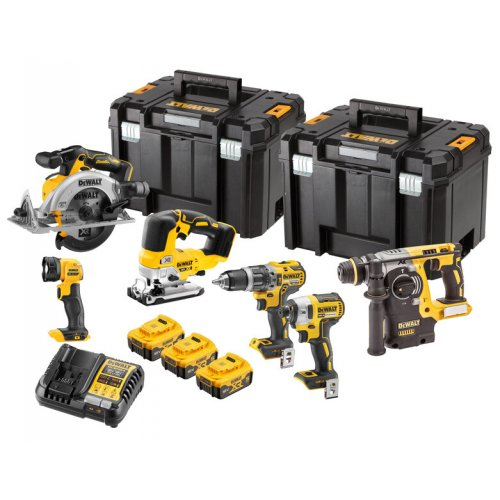 Levně Aku bezuhlíková kombo sada nářadí 18V 3x5,0 Ah XR DeWALT DCK690P3T DCK690P3T